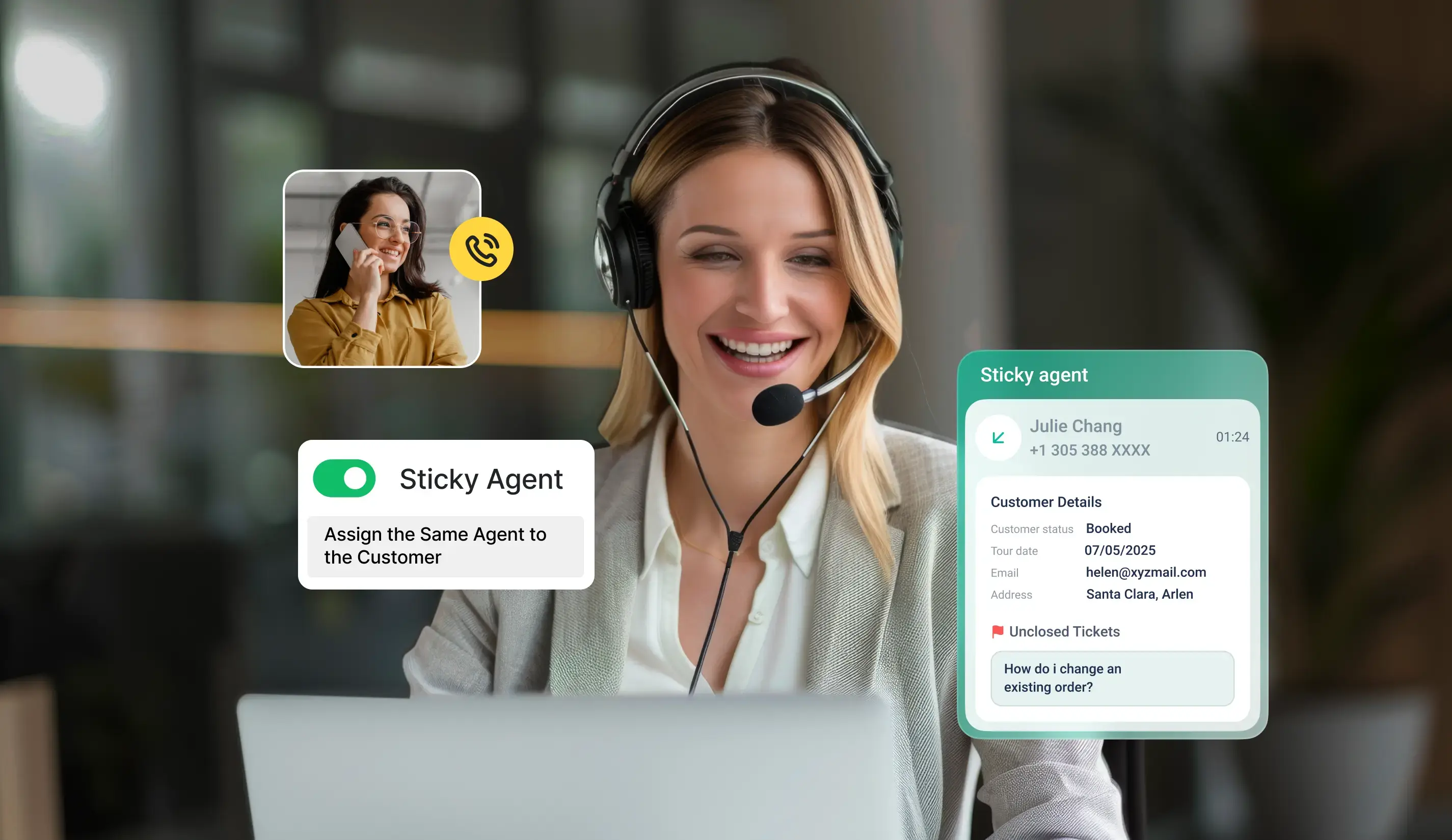 Personalize Every Customer Call Using Sticky Agent Support